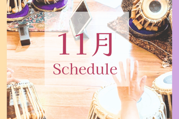 11月のスケジュール